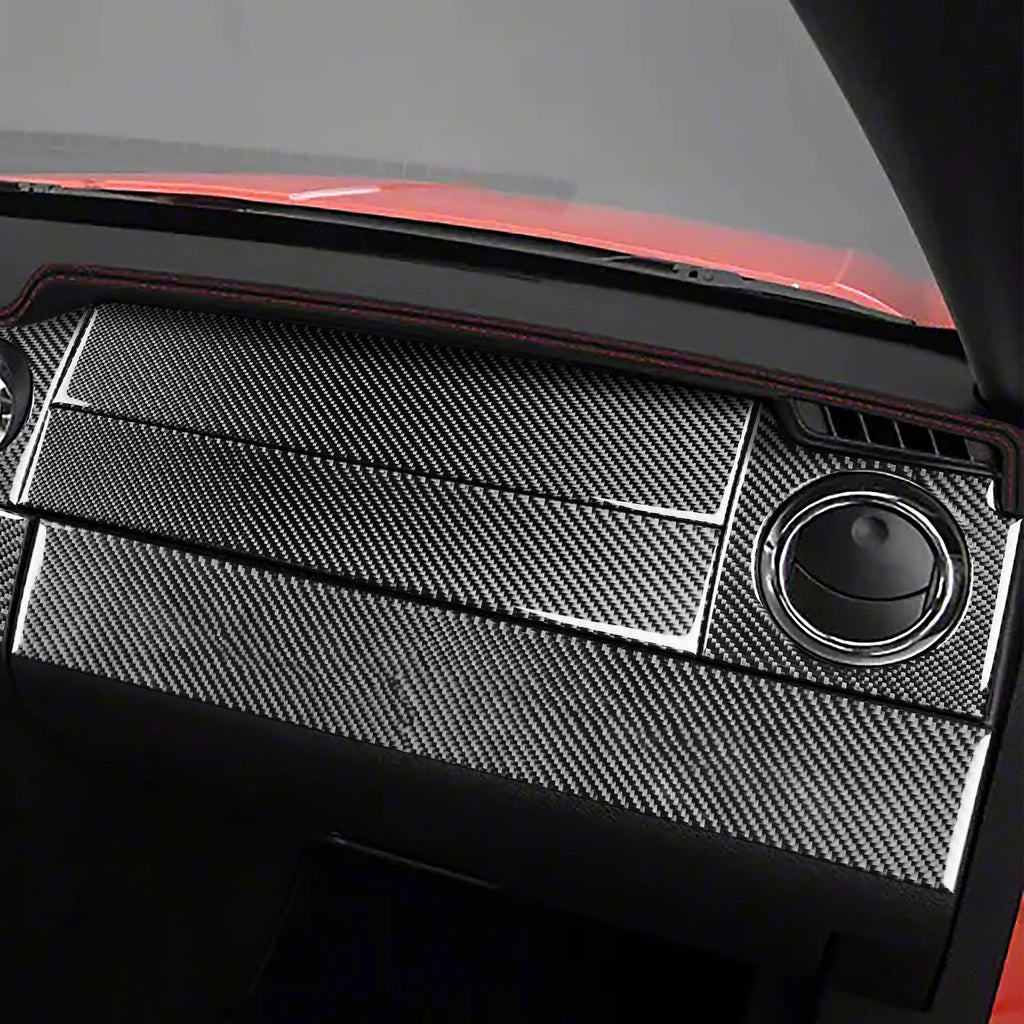 For Ford Mustang GT 2005—2009 Car Accessories Carbon Fiber Interior Door Console Gear AC Vent Panel Trim Sticker Modification