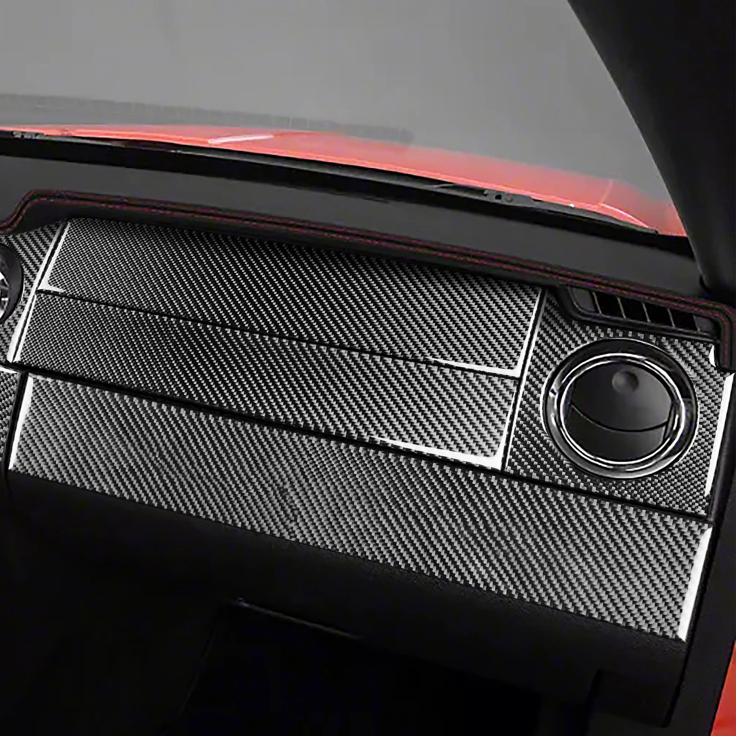 For Ford Mustang GT 2005—2009 Car Accessories Carbon Fiber Interior Door Console Gear AC Vent Panel Trim Sticker Modification